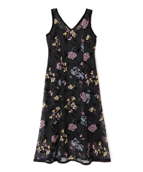 JILL STUART(ジルスチュアート)の「◆ヴェルヴェットオパールワンピース(ワンピース・レディース・ベージュ/ブラック・2/4)」の3枚目の写真