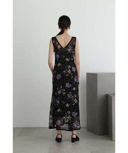 JILL STUART(ジルスチュアート)の「◆ヴェルヴェットオパールワンピース(ワンピース・レディース・ベージュ/ブラック・2/4)」の6枚目の写真