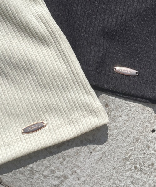 NOMAE（ノーマエ）の「クロスストラップキャミ / カップ付き（キャミソール・レディース・アイボリー/ブラック・FREE）」の9枚目の写真