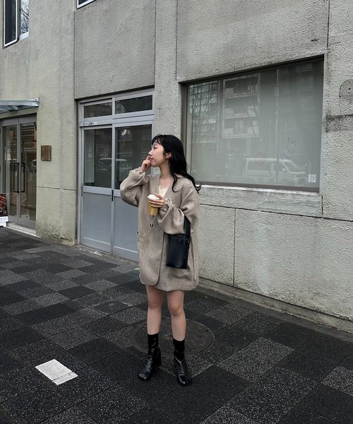 lawgy（ラウジー）の「front button tweed short pants / フロントボタンツイードショートパンツ（その他パンツ・レディース・アイボリー/ベージュ・FREE）」の16枚目の写真