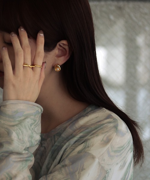 【セール】【silver925】淡水パールピアス（ピアス（両耳用））｜bonu.（ボヌ）