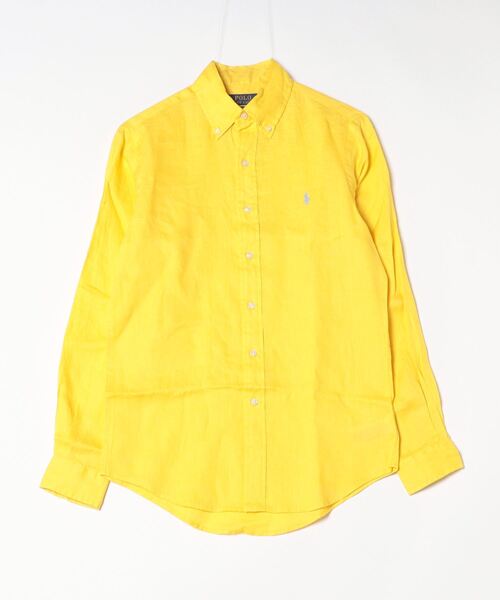 ラルフローレン リネン　長袖 リラックスフィット イエローSP POLO RALPH LAUREN（ポロ ラルフ ローレン）の「クラシック