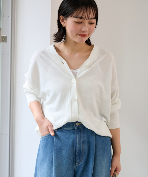 FRAMeWORK（フレームワーク）の「18Gカーディガン（カーディガン