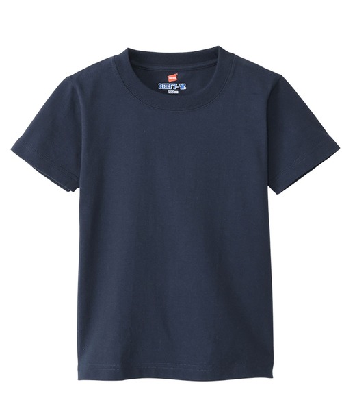 HANES(ヘインズ)の「【Hanes(ヘインズ)】BEEFY-Tシャツ(KIDS)(Tシャツ/カットソー・キッズ・ネイビー/ブラック/グレー/ホワイト・160cm/140cm/120cm/100cm)」の4枚目の写真