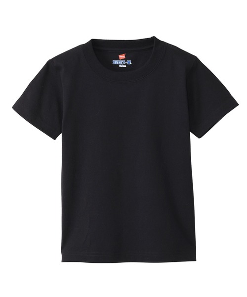HANES(ヘインズ)の「【Hanes(ヘインズ)】BEEFY-Tシャツ(KIDS)(Tシャツ/カットソー・キッズ・ネイビー/ブラック/グレー/ホワイト・160cm/140cm/120cm/100cm)」の1枚目の写真