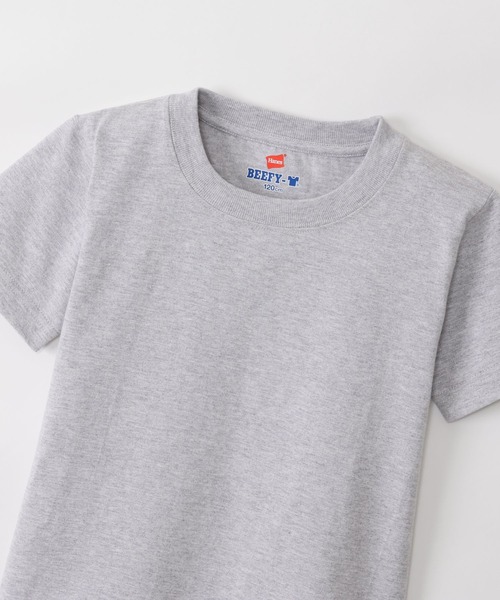 HANES(ヘインズ)の「【Hanes(ヘインズ)】BEEFY-Tシャツ(KIDS)(Tシャツ/カットソー・キッズ・ネイビー/ブラック/グレー/ホワイト・160cm/140cm/120cm/100cm)」の22枚目の写真