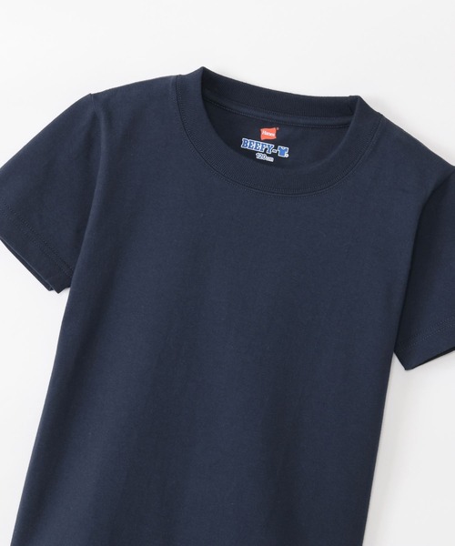 HANES(ヘインズ)の「【Hanes(ヘインズ)】BEEFY-Tシャツ(KIDS)(Tシャツ/カットソー・キッズ・ネイビー/ブラック/グレー/ホワイト・160cm/140cm/120cm/100cm)」の18枚目の写真
