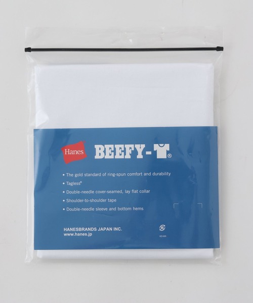 HANES(ヘインズ)の「【Hanes(ヘインズ)】BEEFY-Tシャツ(KIDS)(Tシャツ/カットソー・キッズ・ネイビー/ブラック/グレー/ホワイト・160cm/140cm/120cm/100cm)」の15枚目の写真