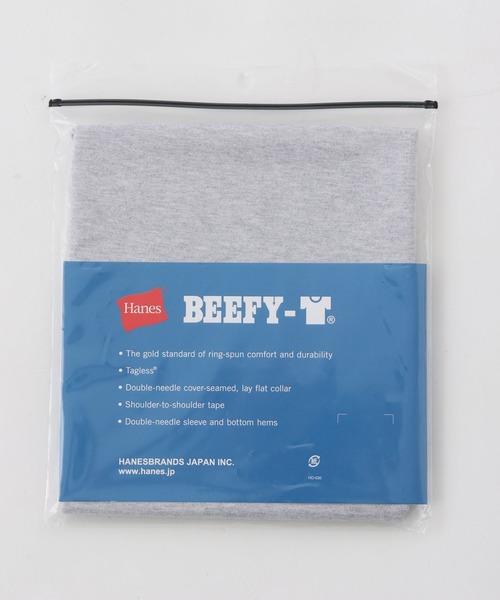 HANES(ヘインズ)の「【Hanes(ヘインズ)】BEEFY-Tシャツ(KIDS)(Tシャツ/カットソー・キッズ・ネイビー/ブラック/グレー/ホワイト・160cm/140cm/120cm/100cm)」の13枚目の写真