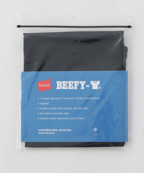 HANES(ヘインズ)の「【Hanes(ヘインズ)】BEEFY-Tシャツ(KIDS)(Tシャツ/カットソー・キッズ・ネイビー/ブラック/グレー/ホワイト・160cm/140cm/120cm/100cm)」の11枚目の写真