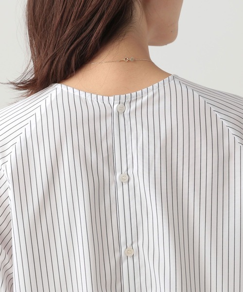 Elura（エルーラ）の「アイロンいらず2WAYブラウス（シャツ/ブラウス・レディース・ライトブルー/ホワイト/ホワイト系その他5・LARGE/MEDIUM）」の5枚目の写真