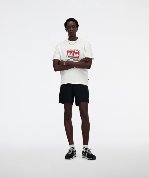 NEW BALANCE(ニューバランス)の「New Balance Ad リラックス ショートスリーブTシャツ(Tシャツ/カットソー・メンズ・ブラック/ライトグレー/オフホワイト・XX-LARGE/X-LARGE/LARGE/MEDIUM/SMALL)」の12枚目の写真