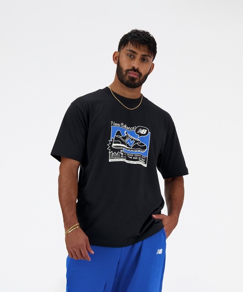 NEW BALANCE(ニューバランス)の「New Balance Ad リラックス ショートスリーブTシャツ(Tシャツ/カットソー・メンズ・ブラック/ライトグレー/オフホワイト・XX-LARGE/X-LARGE/LARGE/MEDIUM/SMALL)」の11枚目の写真