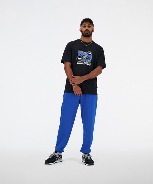 NEW BALANCE(ニューバランス)の「New Balance Ad リラックス ショートスリーブTシャツ(Tシャツ/カットソー・メンズ・ブラック/ライトグレー/オフホワイト・XX-LARGE/X-LARGE/LARGE/MEDIUM/SMALL)」の4枚目の写真