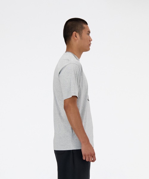 NEW BALANCE(ニューバランス)の「New Balance Ad リラックス ショートスリーブTシャツ(Tシャツ/カットソー・メンズ・ブラック/ライトグレー/オフホワイト・XX-LARGE/X-LARGE/LARGE/MEDIUM/SMALL)」の5枚目の写真
