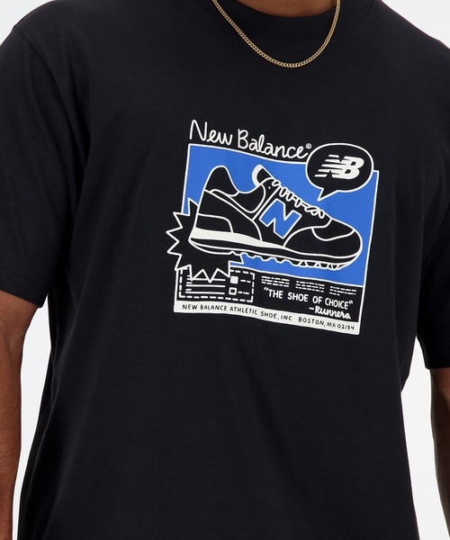 NEW BALANCE(ニューバランス)の「New Balance Ad リラックス ショートスリーブTシャツ(Tシャツ/カットソー・メンズ・ブラック/ライトグレー/オフホワイト・XX-LARGE/X-LARGE/LARGE/MEDIUM/SMALL)」の17枚目の写真