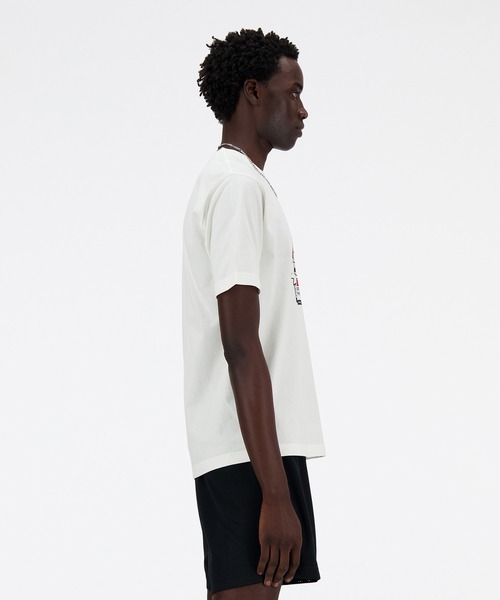 NEW BALANCE(ニューバランス)の「New Balance Ad リラックス ショートスリーブTシャツ(Tシャツ/カットソー・メンズ・ブラック/ライトグレー/オフホワイト・XX-LARGE/X-LARGE/LARGE/MEDIUM/SMALL)」の13枚目の写真