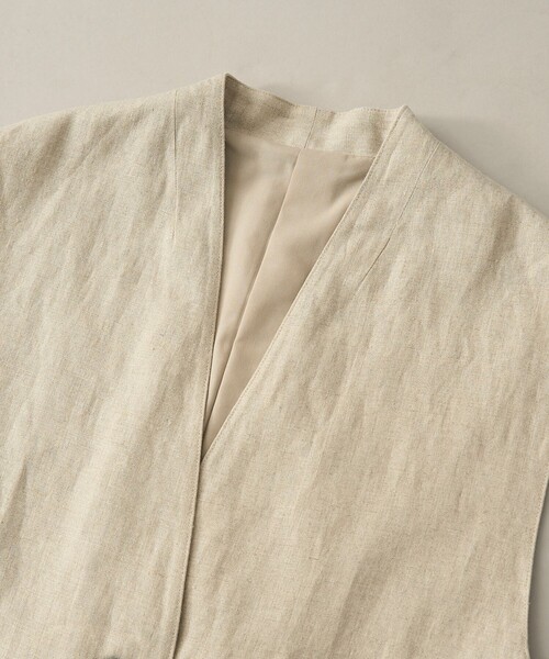 coen（コーエン）の「【RONEL】European Flax（ヨーロピアンフレックス） ジレ（セットアップ対応可能）（ベスト・レディース・ロイヤルブルー/ベージュ・M/S）」の17枚目の写真
