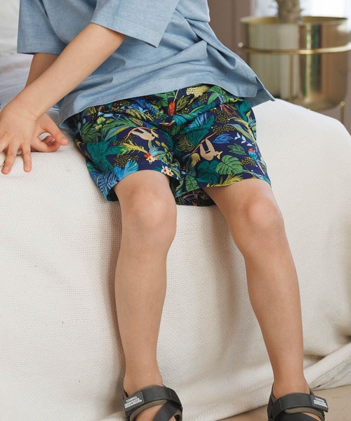 BAYFLOW（ベイフロー）の「総柄ショーツ（KIDS）（その他パンツ・キッズ・ブラック/グリーン系/ブルー系/ブラック系・150cm/140cm/130cm/120cm/110cm）」の4枚目の写真