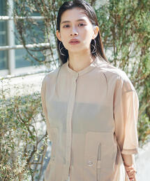 schott(�V���b�g)��Shott��RUMBLE RED (�V���b�g�������u�����b�h) SLUB CHIFFON WORK POCKET SHIRT(�V���c/�u���E�X)