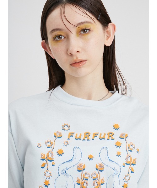 FURFURスカート、コラボTシャツ、KHA:KITシャツ　3点おまとめセット 楽天市場】カーキ KHA:KI ロングスリーブ シャーリング Tシャツ