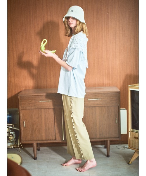 FURFUR（ファーファー）の「ALL GOOD CAT Tシャツ（Tシャツ/カットソー・レディース・ブラック/ライトブルー/ホワイト/ピンク/レッド・0/2）」の9枚目の写真