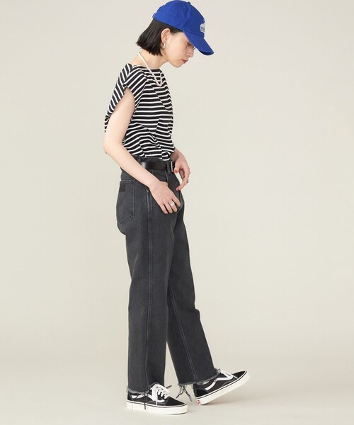 SHIPS（シップス）の「SHIPS NINE CASE:スリーブレス ボーダー TEE（タンクトップ・レディース・ブルー/ブラック・ONE SIZE）」の9枚目の写真