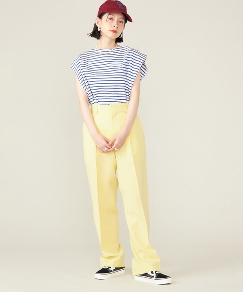 SHIPS（シップス）の「SHIPS NINE CASE:スリーブレス ボーダー TEE（タンクトップ・レディース・ブルー/ブラック・ONE SIZE）」の18枚目の写真