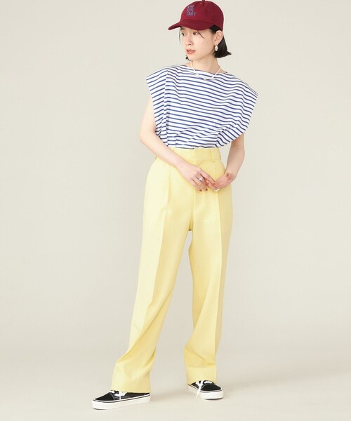 SHIPS（シップス）の「SHIPS NINE CASE:スリーブレス ボーダー TEE（タンクトップ・レディース・ブルー/ブラック・ONE SIZE）」の19枚目の写真