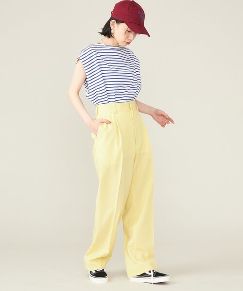 SHIPS（シップス）の「SHIPS NINE CASE:スリーブレス ボーダー TEE（タンクトップ・レディース・ブルー/ブラック・ONE SIZE）」の20枚目の写真