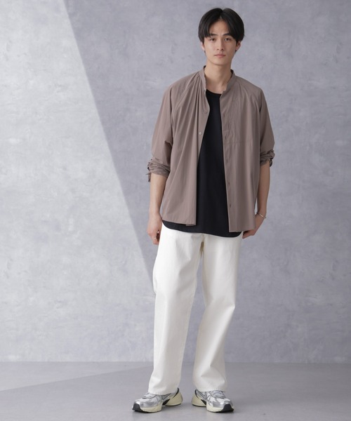 NANO universe（ナノユニバース）の「オーガニックコットンラウンドタンクトップ（タンクトップ・メンズ・ブラック/ホワイト・S/M/L/XL）」の12枚目の写真