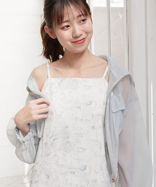 MAJESTIC LEGON（マジェスティックレゴン）の「ワンピでも着れる2WAY浴衣（浴衣・レディース・ホワイト系その他2/ブルー系その他2/ピンク系その他2・MEDIUM）」の16枚目の写真