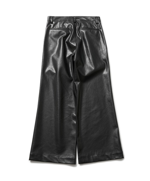 JUNRED（ジュンレッド）の「ヴィンテージレザーワイドフレアパンツ（その他パンツ・メンズ・ダークブラウン/ブラック・S/M/L）」の15枚目の写真