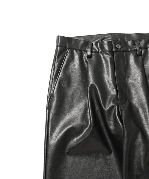 JUNRED（ジュンレッド）の「ヴィンテージレザーワイドフレアパンツ（その他パンツ・メンズ・ダークブラウン/ブラック・S/M/L）」の17枚目の写真