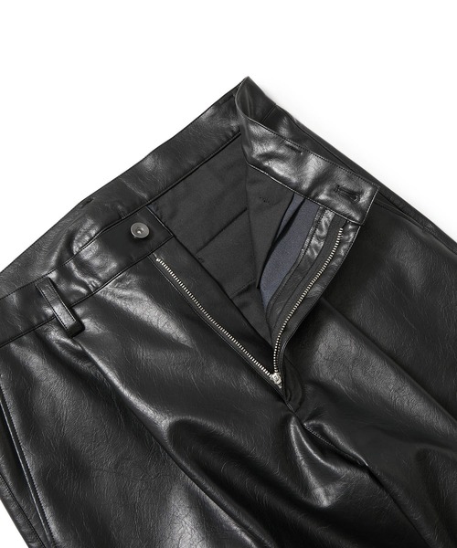 JUNRED（ジュンレッド）の「ヴィンテージレザーワイドフレアパンツ（その他パンツ・メンズ・ダークブラウン/ブラック・S/M/L）」の18枚目の写真