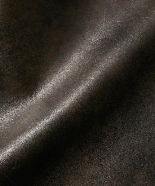 JUNRED（ジュンレッド）の「ヴィンテージレザーワイドフレアパンツ（その他パンツ・メンズ・ダークブラウン/ブラック・S/M/L）」の21枚目の写真