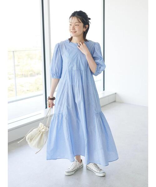 CRAFT STANDARD BOUTIQUE（クラフトスタンダードブティック）の「【WEB限定】シアー巾着ショルダーバッグ（ショルダーバッグ・レディース・オレンジ/ホワイト/ブラック・FREE）」の8枚目の写真