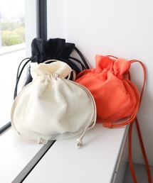 【WEB限定】シアー巾着ショルダーバッグ