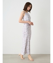 SNIDEL（スナイデル）の「レイヤードデザインサテンキャミワンピース  