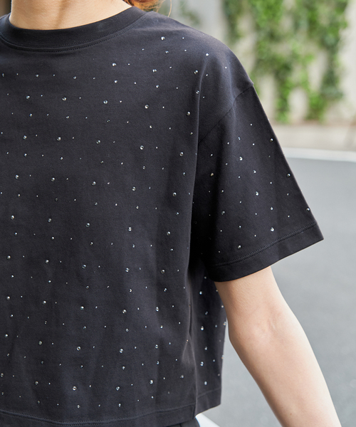 セール】ラインストーンTシャツ（Tシャツ/カットソー）｜Spick