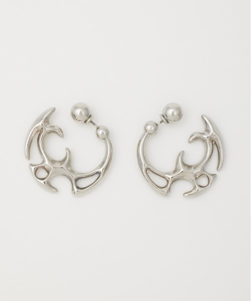 SLY（スライ）の「POINTED DESIGN P/EARRING ポインティド デザイン ピアス（ピアス（両耳用）・レディース・ゴールド/シルバー・FREE）」の2枚目の写真