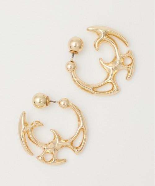 SLY（スライ）の「POINTED DESIGN P/EARRING ポインティド デザイン ピアス（ピアス（両耳用）・レディース・ゴールド/シルバー・FREE）」の9枚目の写真