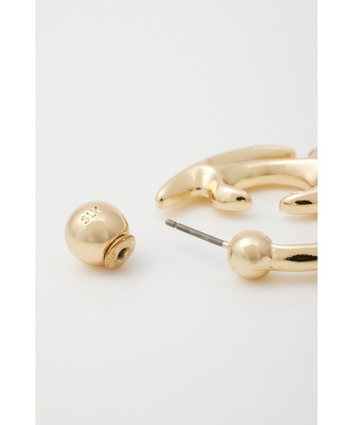 SLY（スライ）の「POINTED DESIGN P/EARRING ポインティド デザイン ピアス（ピアス（両耳用）・レディース・ゴールド/シルバー・FREE）」の5枚目の写真