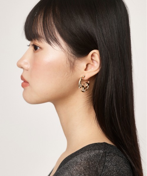 SLY（スライ）の「POINTED DESIGN P/EARRING ポインティド デザイン ピアス（ピアス（両耳用）・レディース・ゴールド/シルバー・FREE）」の3枚目の写真