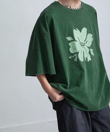 NILWAY（ニルウェイ）の「ピグメントプリント オーバーサイズ 半袖 Tシャツ / ヴィンテージ デザイン ピグメント 半袖 プリントTシャツ（Tシャツ/カットソー・メンズ）」