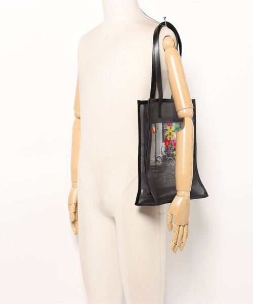 RANAN（ラナン）の「＜キャセリーニ＞チュールプリント刺しゅう（ハンドバッグ・レディース・ブラック/ブルー/グリーン・FREE）」の8枚目の写真