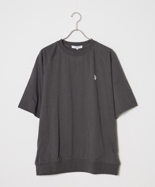 U.S. POLO ASSN.(ユーエスポロアッスン)の「U.S. POLO ASSN./ユーエスポロアッスン クルーショートスリーブ 半袖Tシャツ(Tシャツ/カットソー・メンズ・スミクロ/杢グレー/オフホワイト/ネイビー/ブラック・LL/M/L)」の3枚目の写真