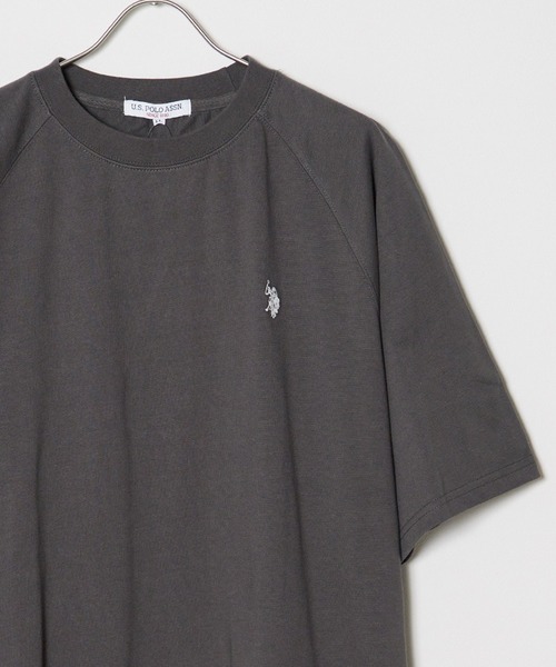 U.S. POLO ASSN.(ユーエスポロアッスン)の「U.S. POLO ASSN./ユーエスポロアッスン クルーショートスリーブ 半袖Tシャツ(Tシャツ/カットソー・メンズ・スミクロ/杢グレー/オフホワイト/ネイビー/ブラック・LL/M/L)」の22枚目の写真