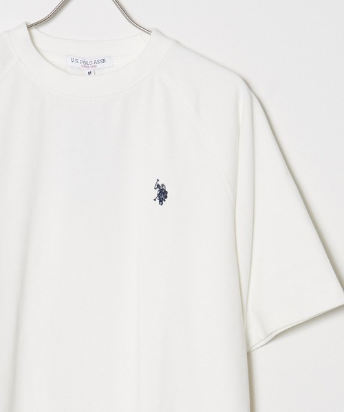 U.S. POLO ASSN.(ユーエスポロアッスン)の「U.S. POLO ASSN./ユーエスポロアッスン クルーショートスリーブ 半袖Tシャツ(Tシャツ/カットソー・メンズ・スミクロ/杢グレー/オフホワイト/ネイビー/ブラック・LL/M/L)」の20枚目の写真