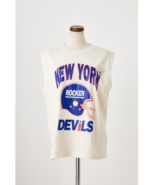 SHEL'TTER ORIGINAL(シェルターオリジナル)の「【NEWTONE】DEVILS タンク(タンクトップ・レディース・グリーン/ホワイト/パープル/ライトブラック・MEDIUM)」の2枚目の写真
